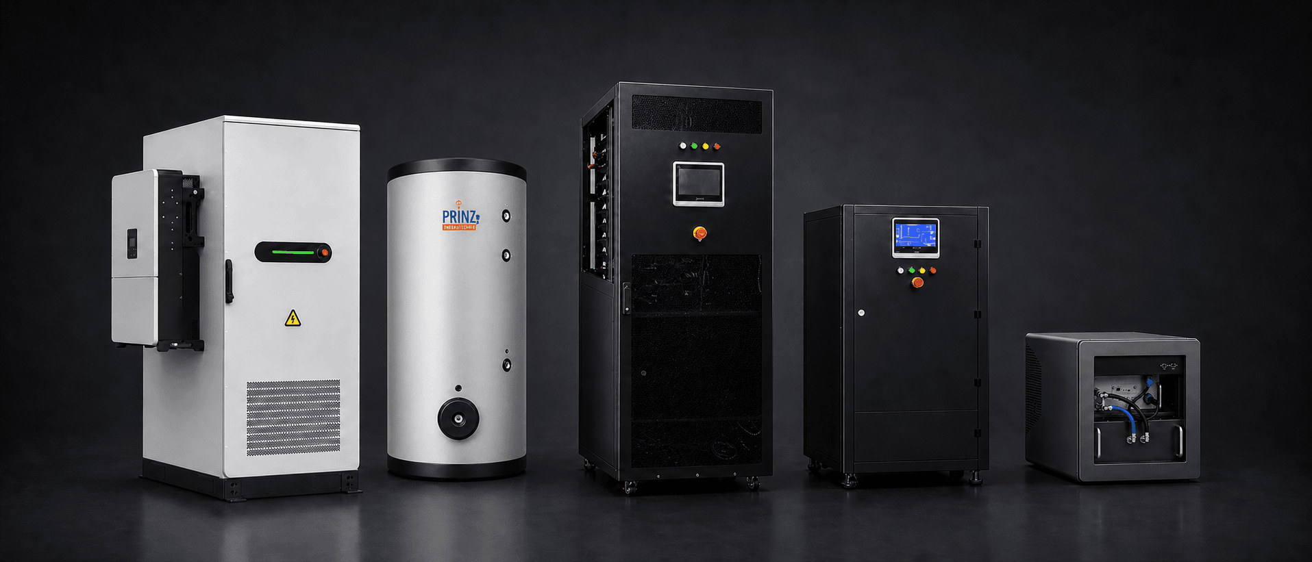 omnivo Batteriespeicher, Pufferspeicher, Serverheizungen und Energietechnik im Studio